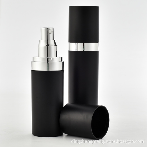 cosmetic bottle matte black tubes empty frosted cream bottle 50ml